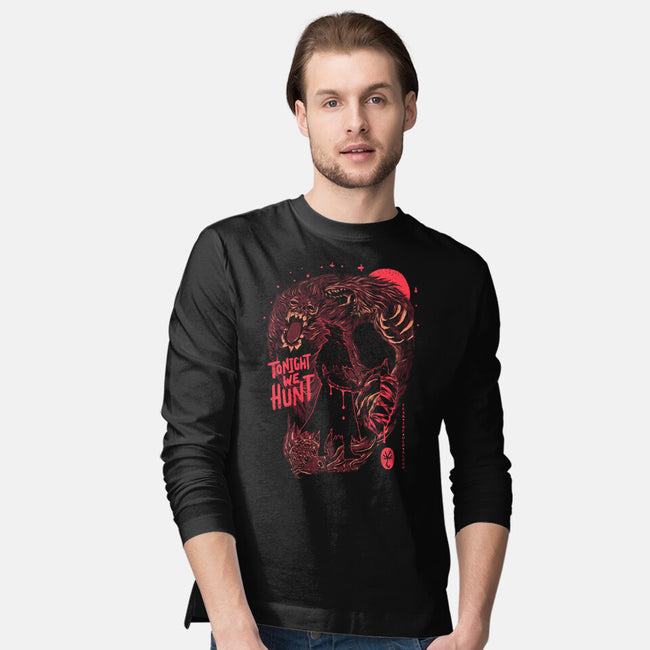 Tonight We Hunt-Mens-Long Sleeved-Tee-eduely