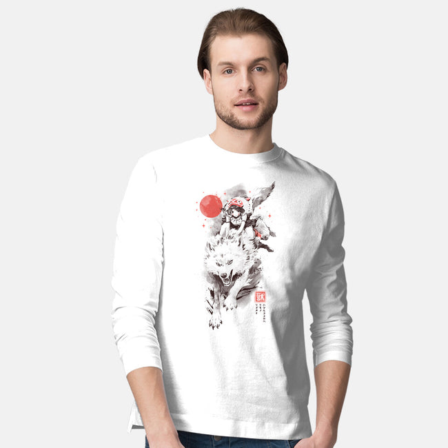 The Heart Still Runs-Mens-Long Sleeved-Tee-eduely