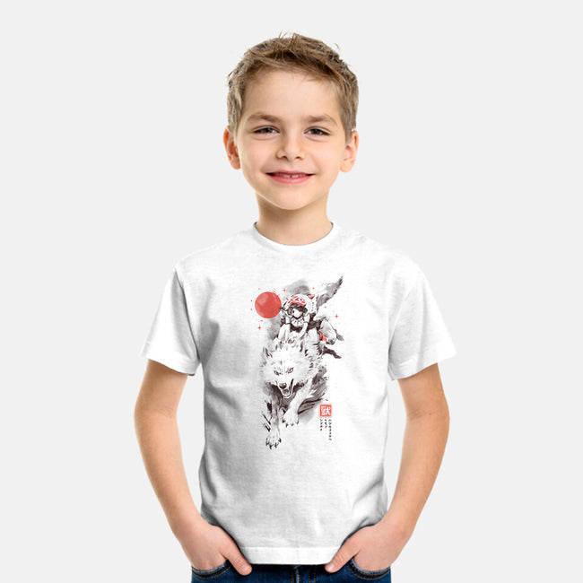 The Heart Still Runs-Youth-Basic-Tee-eduely