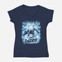 The Daddy-Womens-V-Neck-Tee-zascanauta