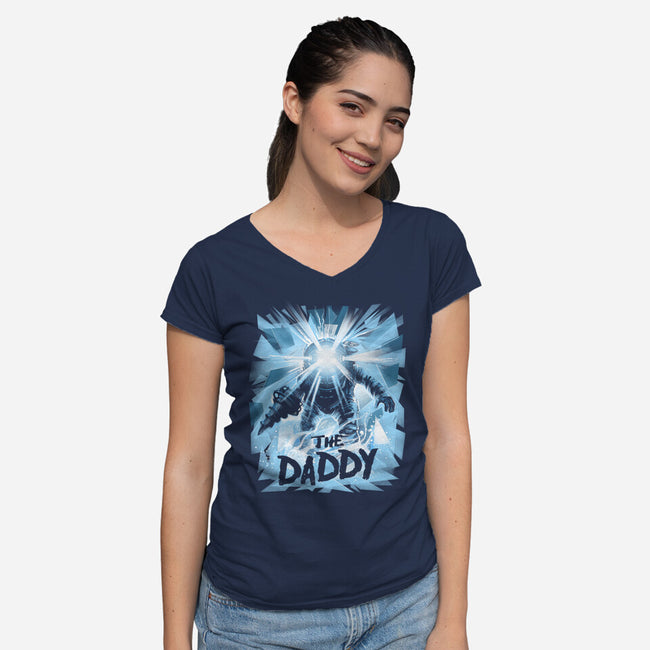 The Daddy-Womens-V-Neck-Tee-zascanauta