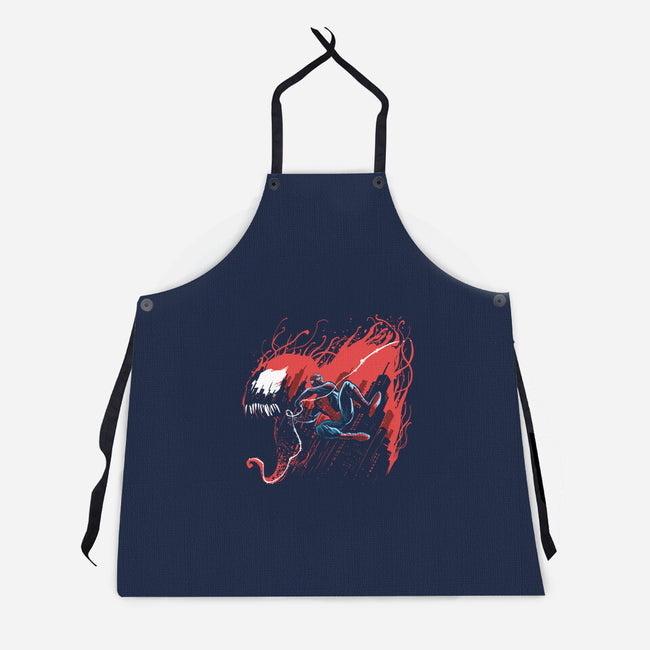 Symbiote Hunt-Unisex-Kitchen-Apron-zascanauta
