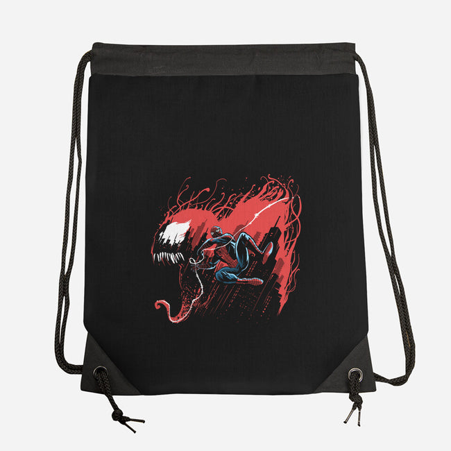Symbiote Hunt-None-Drawstring-Bag-zascanauta