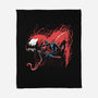 Symbiote Hunt-None-Fleece-Blanket-zascanauta