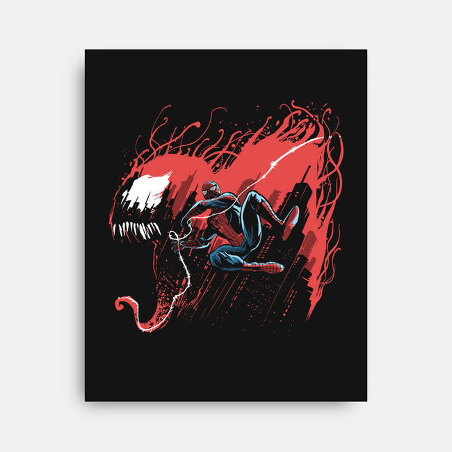 Symbiote Hunt-None-Stretched-Canvas-zascanauta