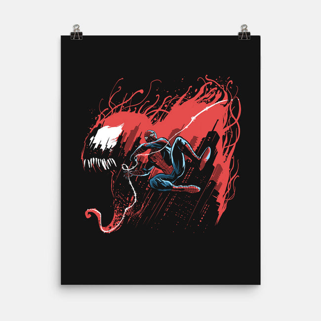 Symbiote Hunt-None-Matte-Poster-zascanauta