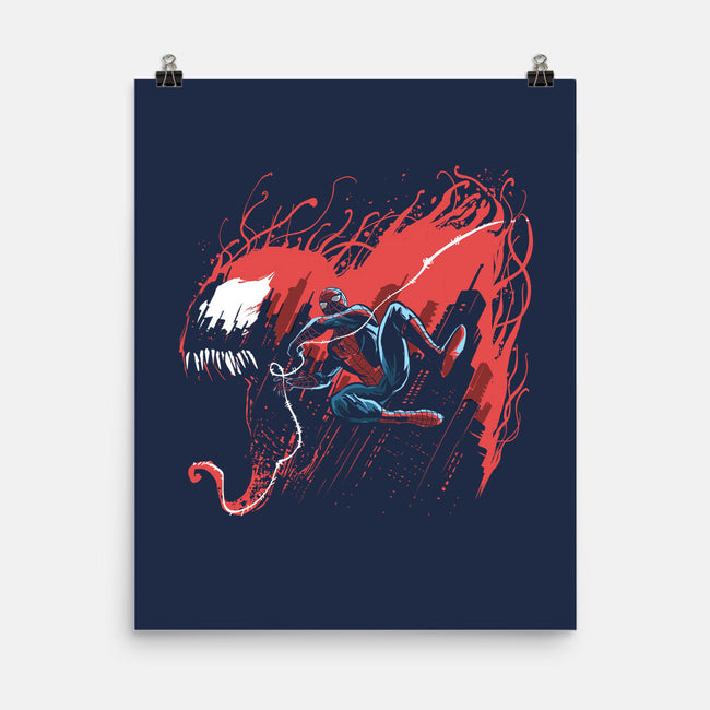 Symbiote Hunt-None-Matte-Poster-zascanauta