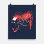 Symbiote Hunt-None-Matte-Poster-zascanauta