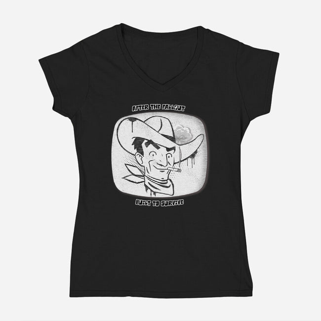 After The Fallout-Womens-V-Neck-Tee-palmstreet