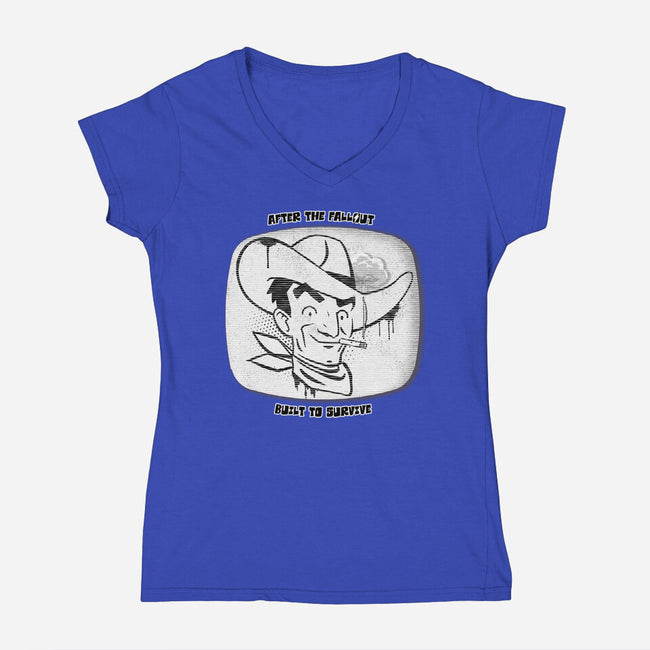 After The Fallout-Womens-V-Neck-Tee-palmstreet