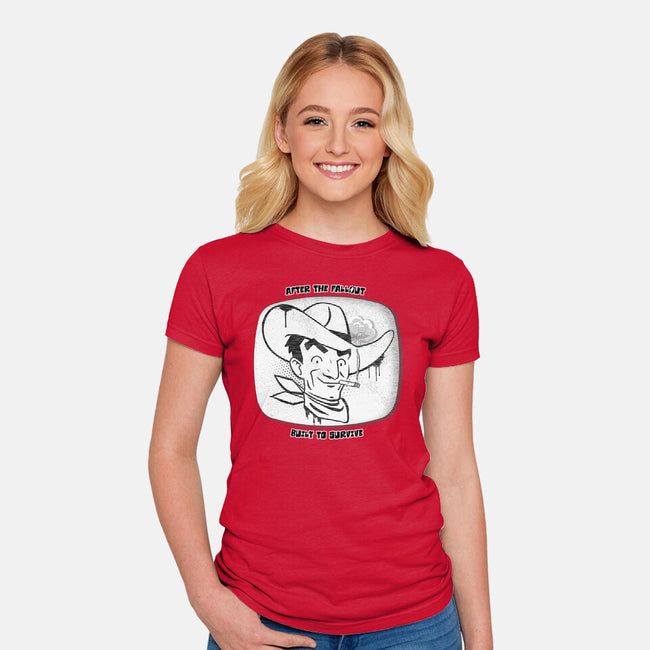 After The Fallout-Womens-Fitted-Tee-palmstreet