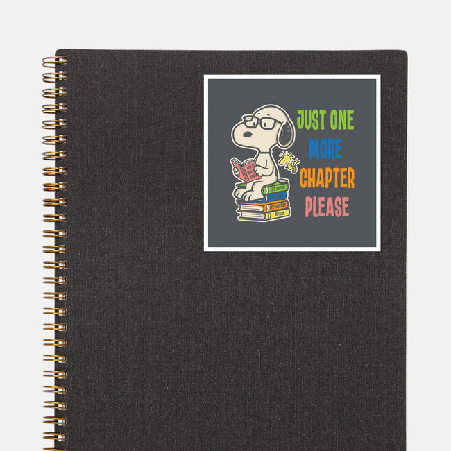 Just One More Chapter Please-None-Glossy-Sticker-turborat14
