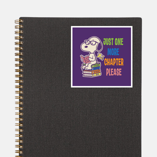 Just One More Chapter Please-None-Glossy-Sticker-turborat14