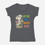 Just One More Chapter Please-Womens-V-Neck-Tee-turborat14