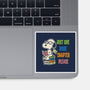 Just One More Chapter Please-None-Glossy-Sticker-turborat14