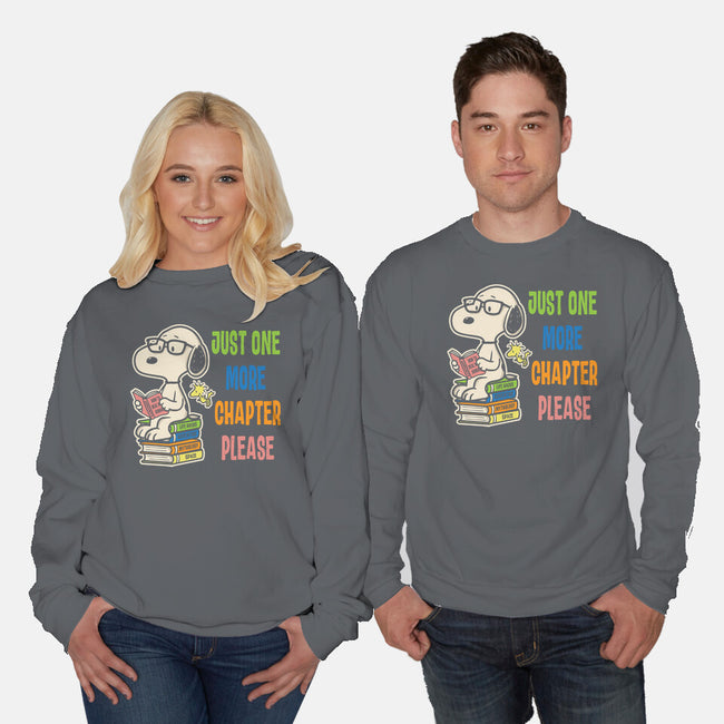 Just One More Chapter Please-Unisex-Crew Neck-Sweatshirt-turborat14