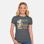 Just One More Chapter Please-Womens-Fitted-Tee-turborat14