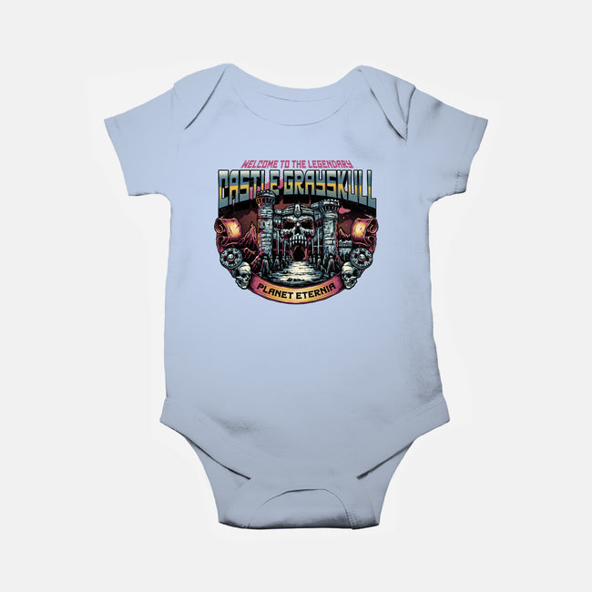 The Legendary Castle-Baby-Basic-Onesie-glitchygorilla