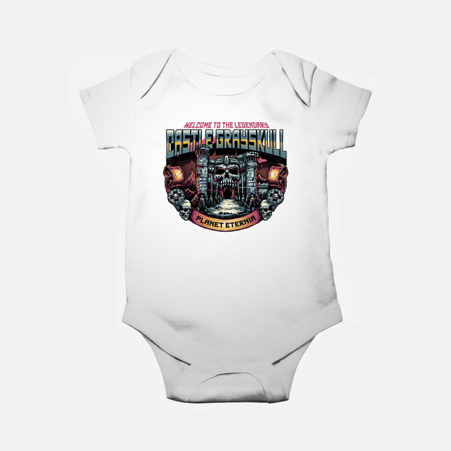The Legendary Castle-Baby-Basic-Onesie-glitchygorilla