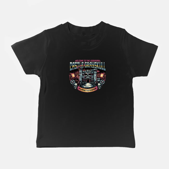 The Legendary Castle-Baby-Basic-Tee-glitchygorilla