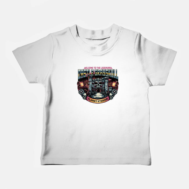 The Legendary Castle-Baby-Basic-Tee-glitchygorilla