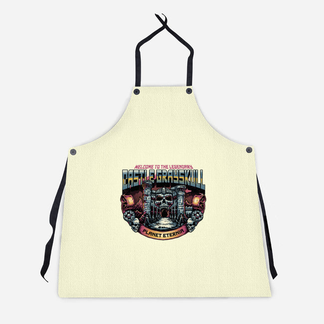 The Legendary Castle-Unisex-Kitchen-Apron-glitchygorilla