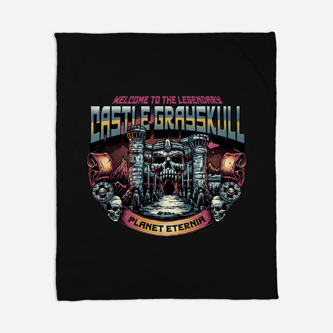 The Legendary Castle-None-Fleece-Blanket-glitchygorilla