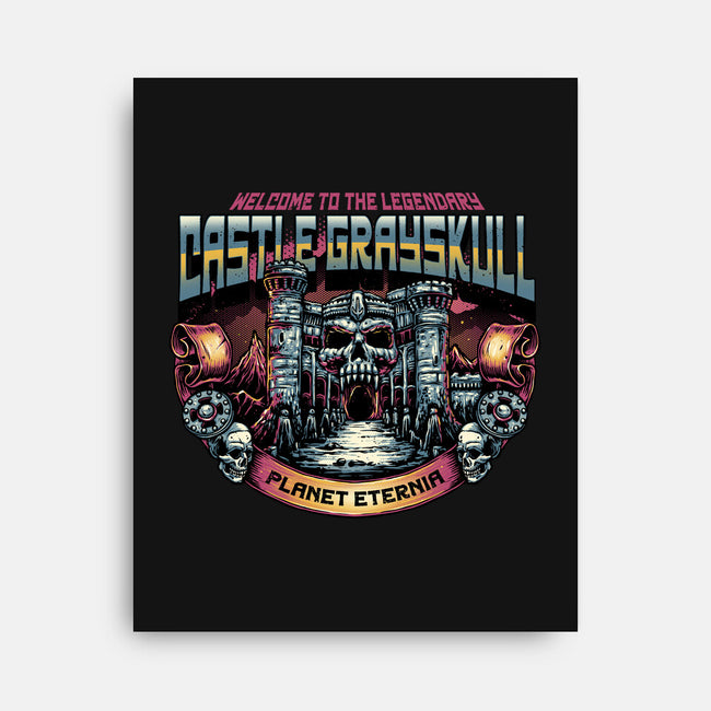 The Legendary Castle-None-Stretched-Canvas-glitchygorilla