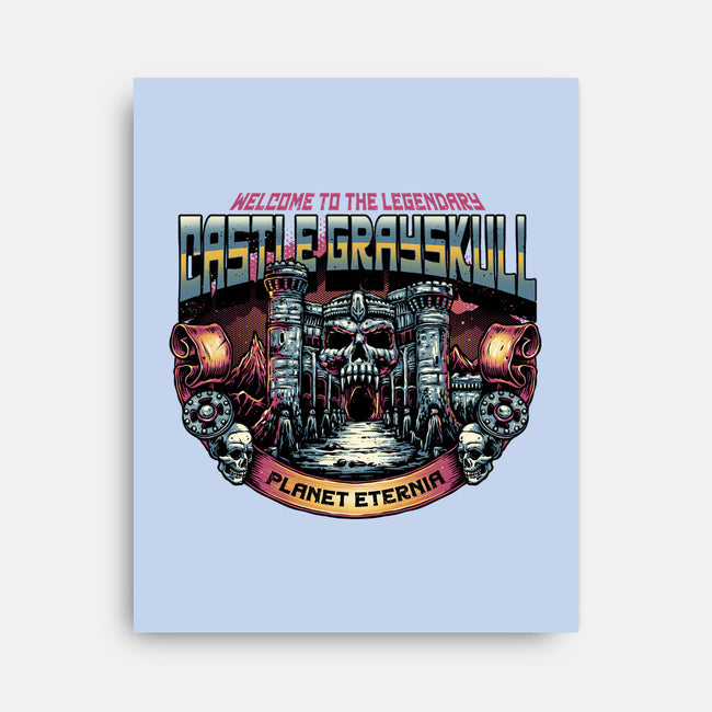 The Legendary Castle-None-Stretched-Canvas-glitchygorilla