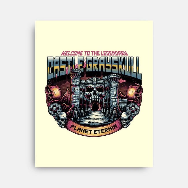 The Legendary Castle-None-Stretched-Canvas-glitchygorilla