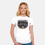 The Legendary Castle-Womens-Fitted-Tee-glitchygorilla