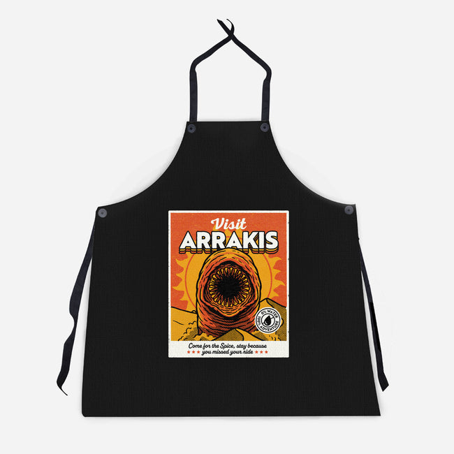 Come For The Spice-Unisex-Kitchen-Apron-Popnotic