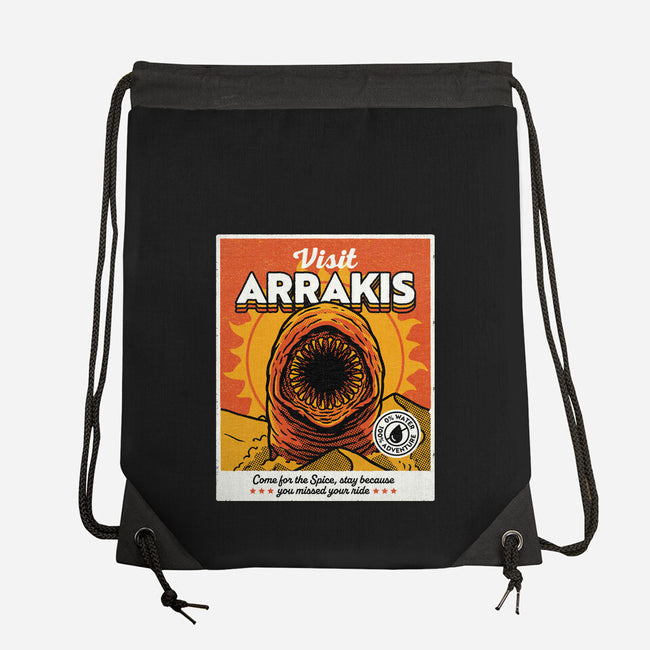 Come For The Spice-None-Drawstring-Bag-Popnotic