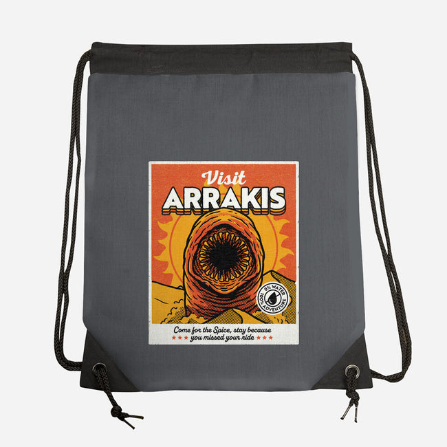 Come For The Spice-None-Drawstring-Bag-Popnotic