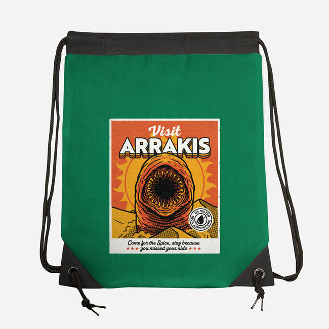 Come For The Spice-None-Drawstring-Bag-Popnotic