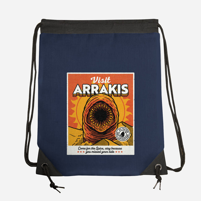 Come For The Spice-None-Drawstring-Bag-Popnotic