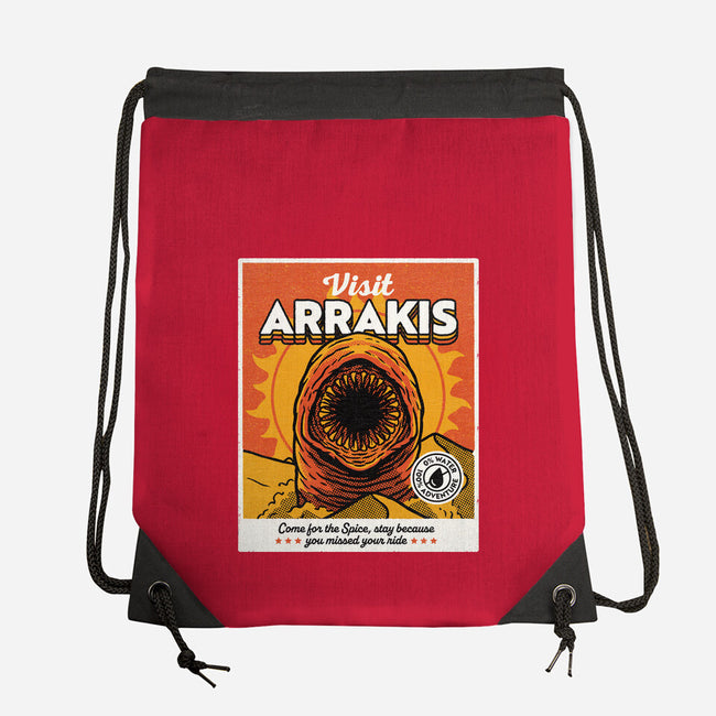 Come For The Spice-None-Drawstring-Bag-Popnotic
