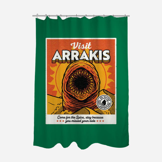 Come For The Spice-None-Polyester-Shower Curtain-Popnotic