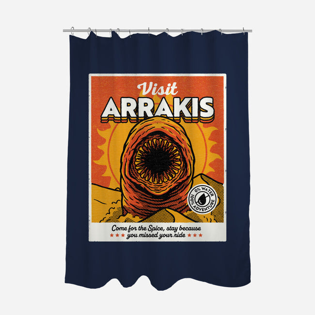 Come For The Spice-None-Polyester-Shower Curtain-Popnotic