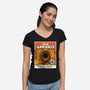 Come For The Spice-Womens-V-Neck-Tee-Popnotic