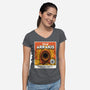 Come For The Spice-Womens-V-Neck-Tee-Popnotic