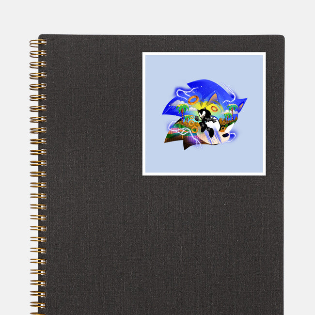 Faster Than Light Sonic-None-Glossy-Sticker-hypertwenty