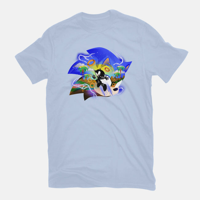 Faster Than Light Sonic-Mens-Basic-Tee-hypertwenty