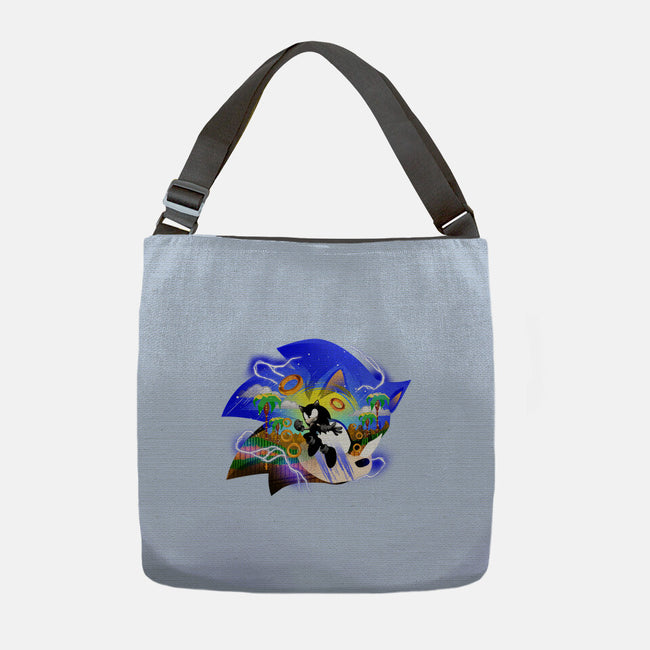 Faster Than Light Sonic-None-Adjustable Tote-Bag-hypertwenty