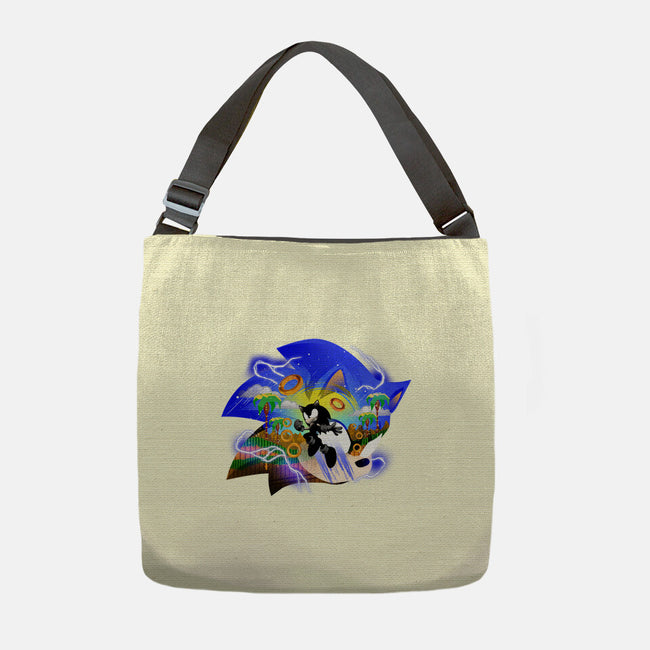 Faster Than Light Sonic-None-Adjustable Tote-Bag-hypertwenty