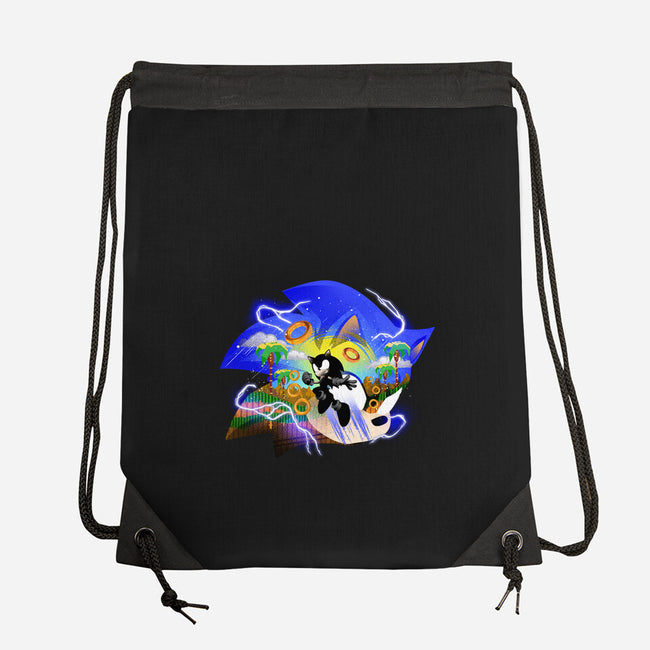 Faster Than Light Sonic-None-Drawstring-Bag-hypertwenty