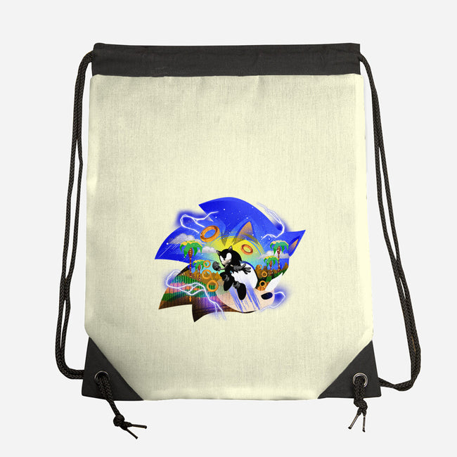 Faster Than Light Sonic-None-Drawstring-Bag-hypertwenty