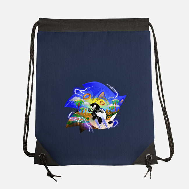 Faster Than Light Sonic-None-Drawstring-Bag-hypertwenty