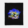 Faster Than Light Sonic-None-Fleece-Blanket-hypertwenty