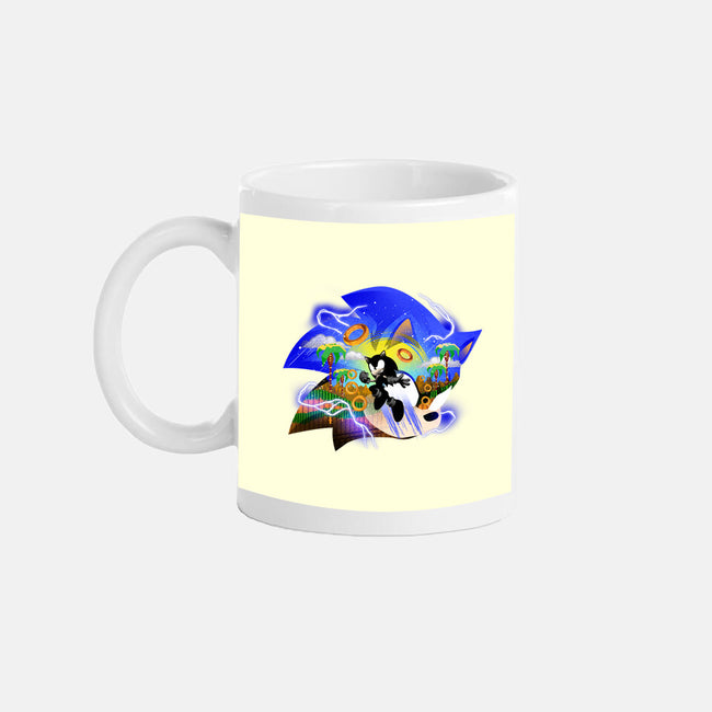 Faster Than Light Sonic-None-Mug-Drinkware-hypertwenty